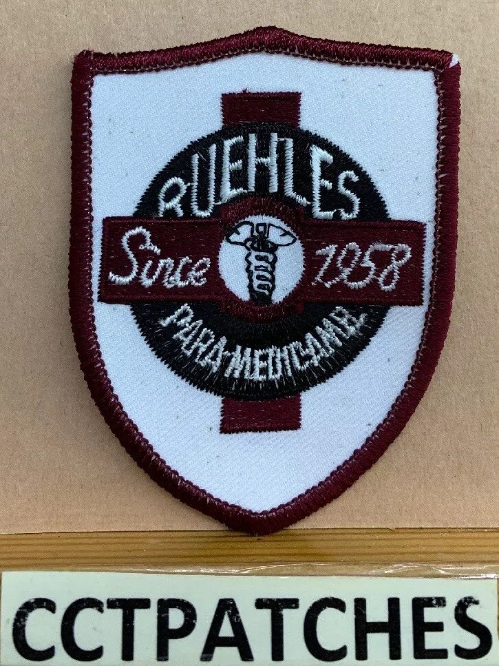 RILEY, MICHIGAN RUEHLES PARAMEDIC AMBULANCE EMT (SMALL) PATCH MI