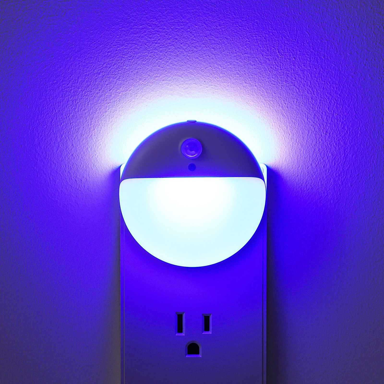 2 Pack Plug in Night Light, Dusk to Dawn, 3 Lighting Ways, Stepless Dimming, ...
