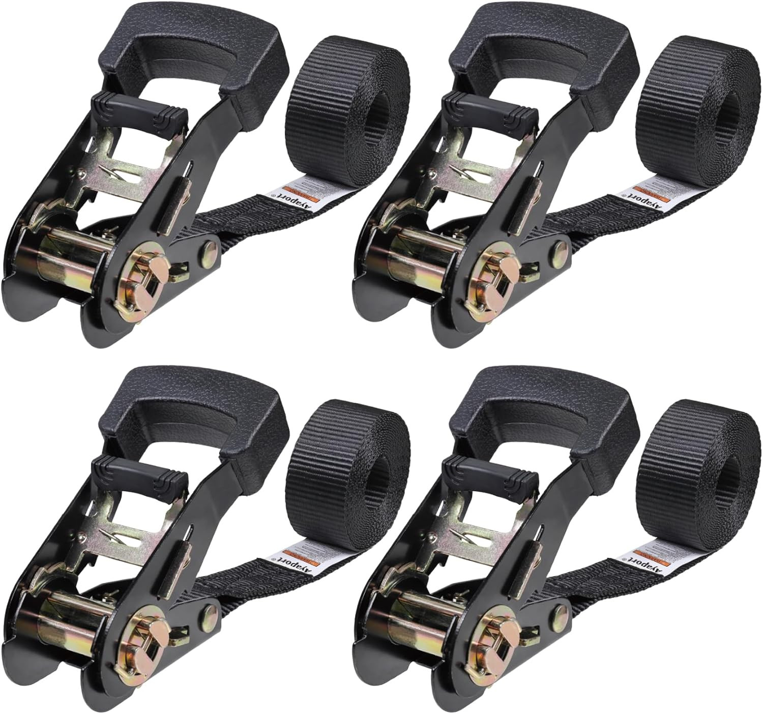 Endless Ratchet Straps (No Hooks) 1" X 4' Heavy Duty Small Ratchet Tie down Stra