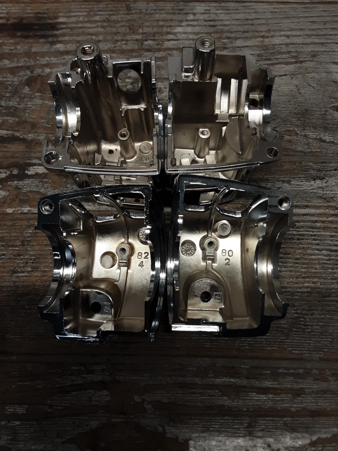 Harley Davidson Front Left Right Hand Control Switch Pack Covers Chrome
