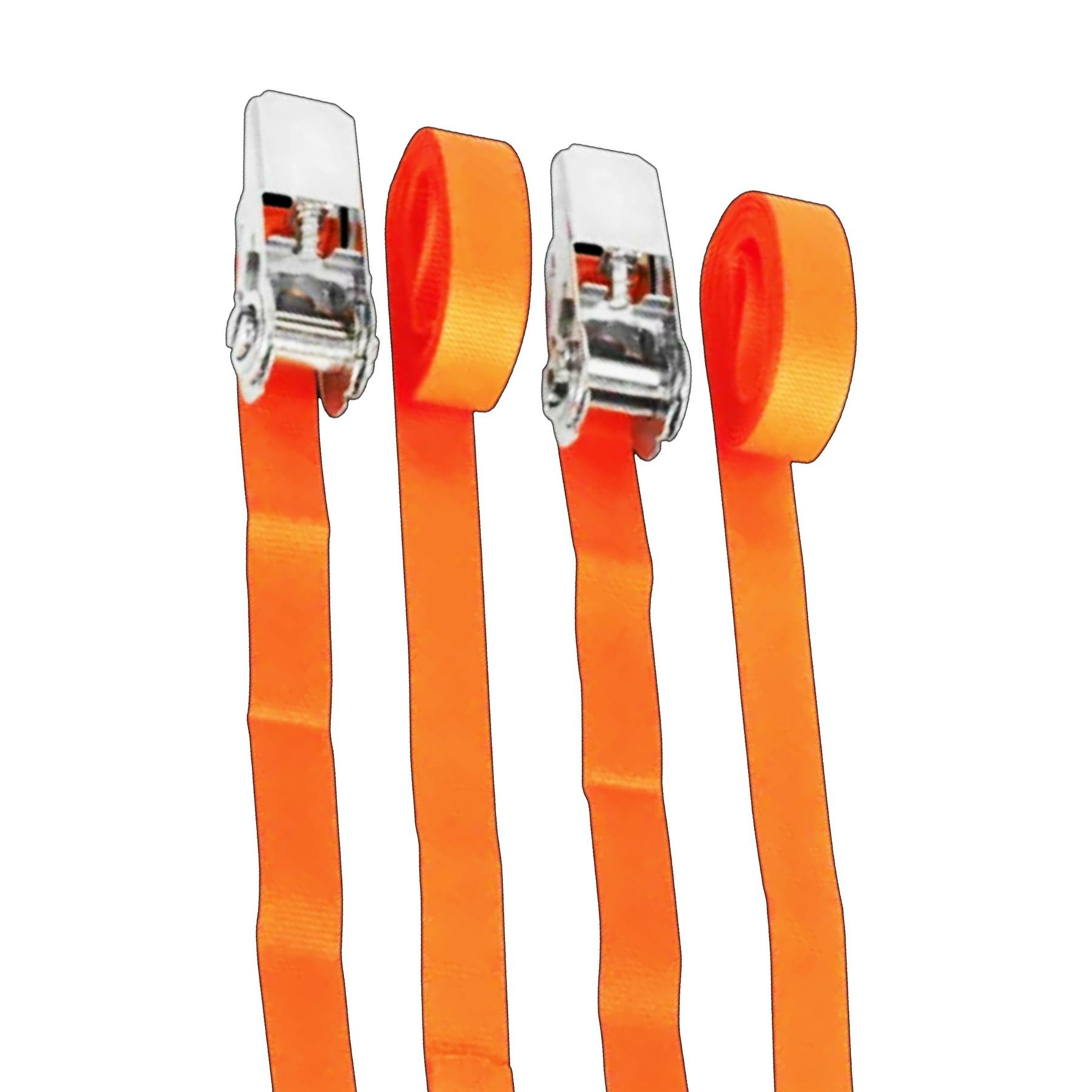 Sealey Ratchet Tie Down 25mm x 4m Poly Web 500kg Load Test - Pair