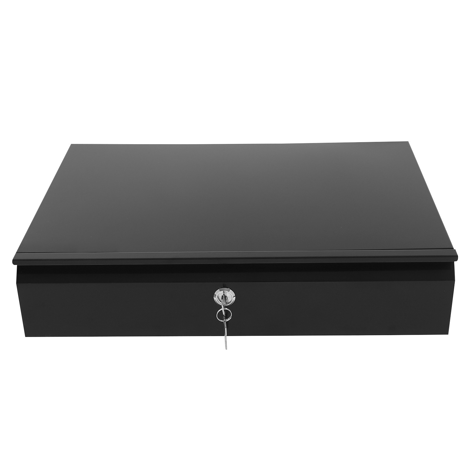 Slide Out Cabinet Drawer Pull Out Under Desk Drawer For Office With Lock Black