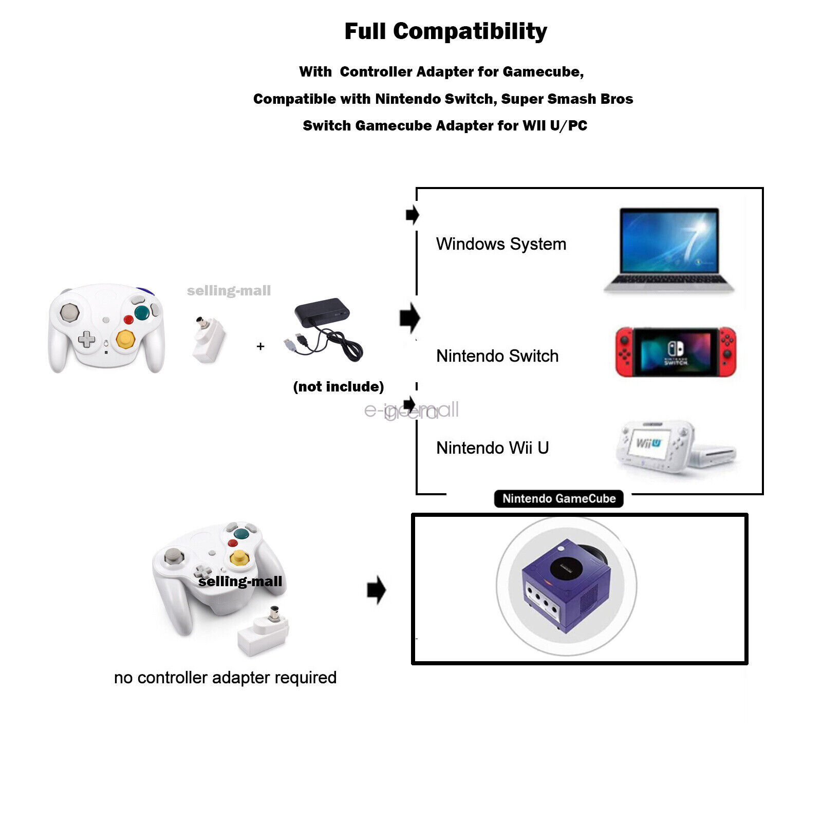 Wireless Gamecube Controllers Classic Gamecube Wavebird GamePad For GC Console