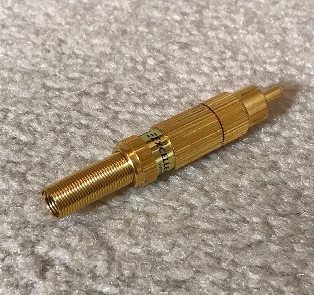 2 Excellerator Gold Cable Tips Parts NOS