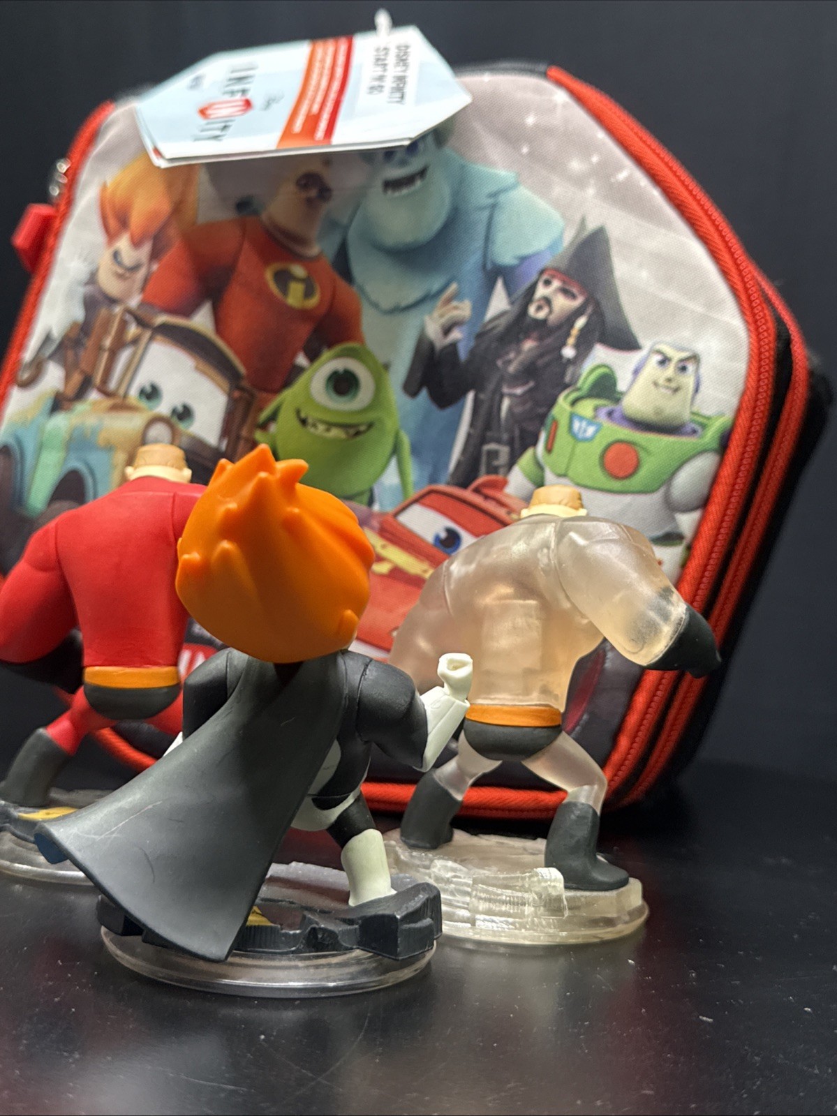 Disney Infinity Start 'N' Go Carrying Case w/ 7 Incredibles Figures