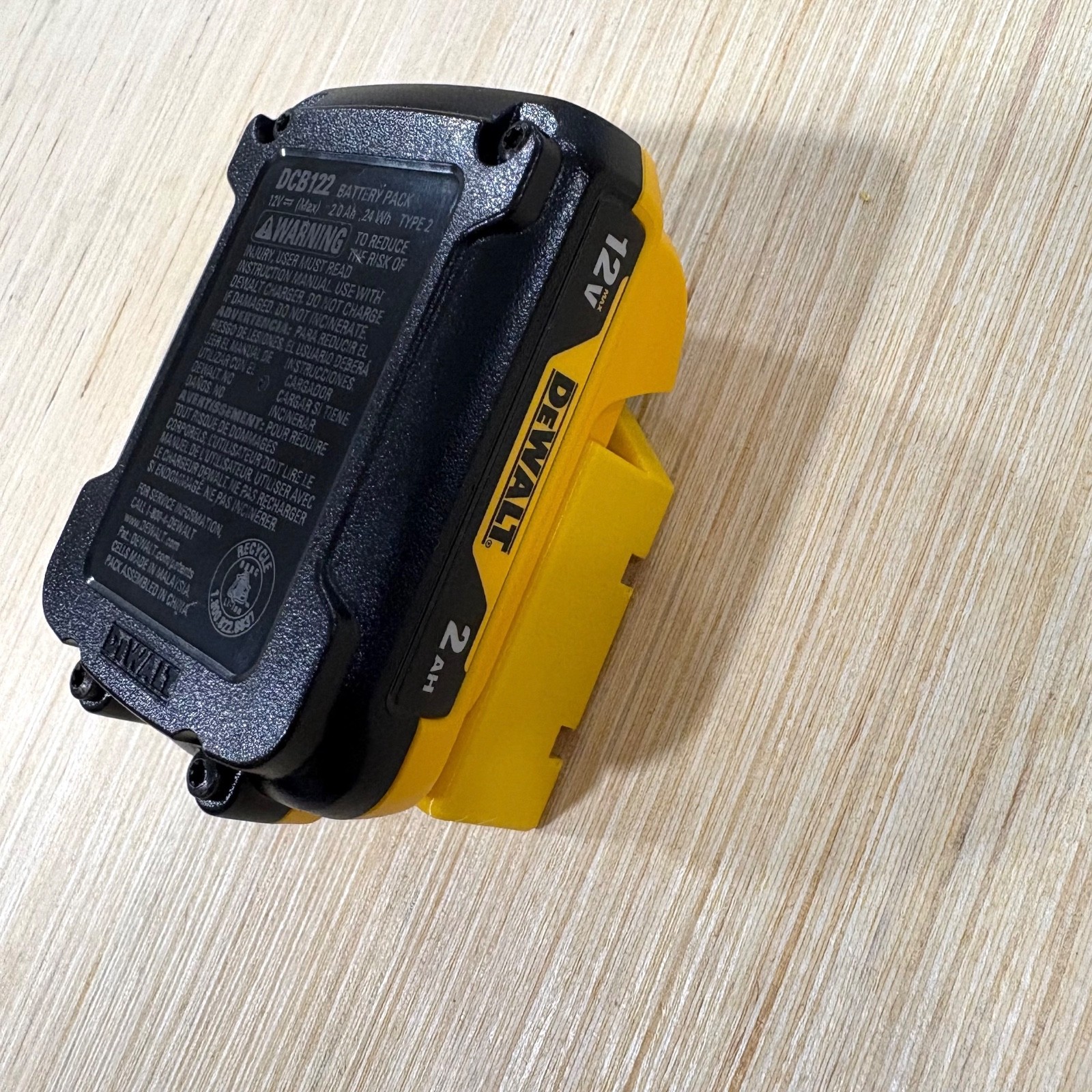 Heavy Duty Battery Holder for DeWalt 12V Batteries