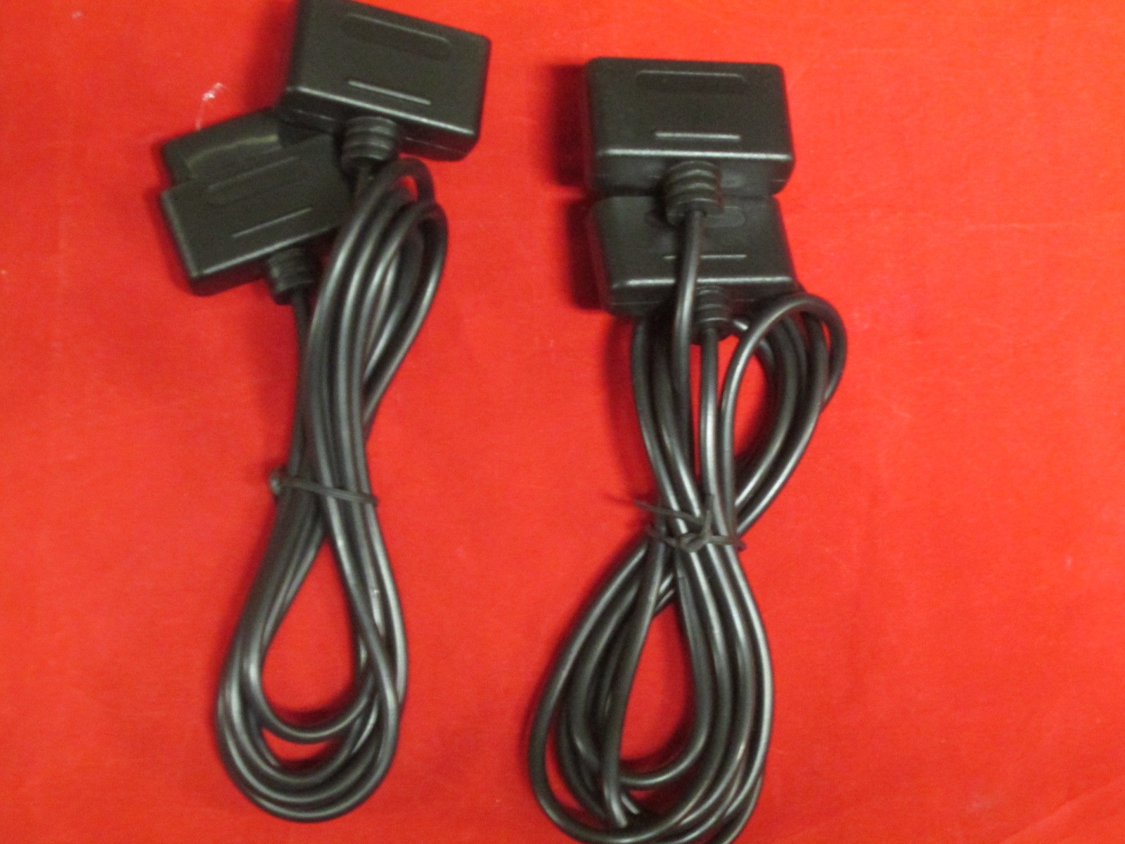 2 X Extension Cable For Super Nintendo SNES Controller Generic Brand New 8225