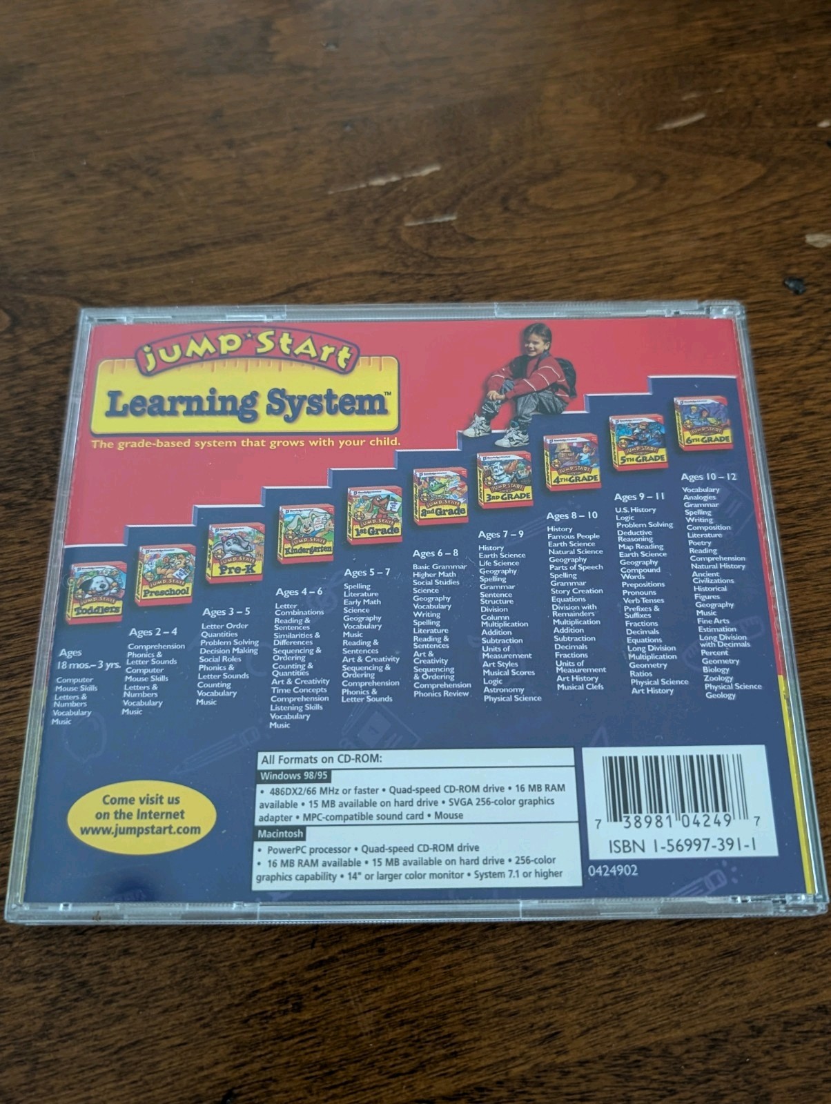 Knowledge Adventure Jump Start Adventures Learning System 6th Grade Ages 10-12