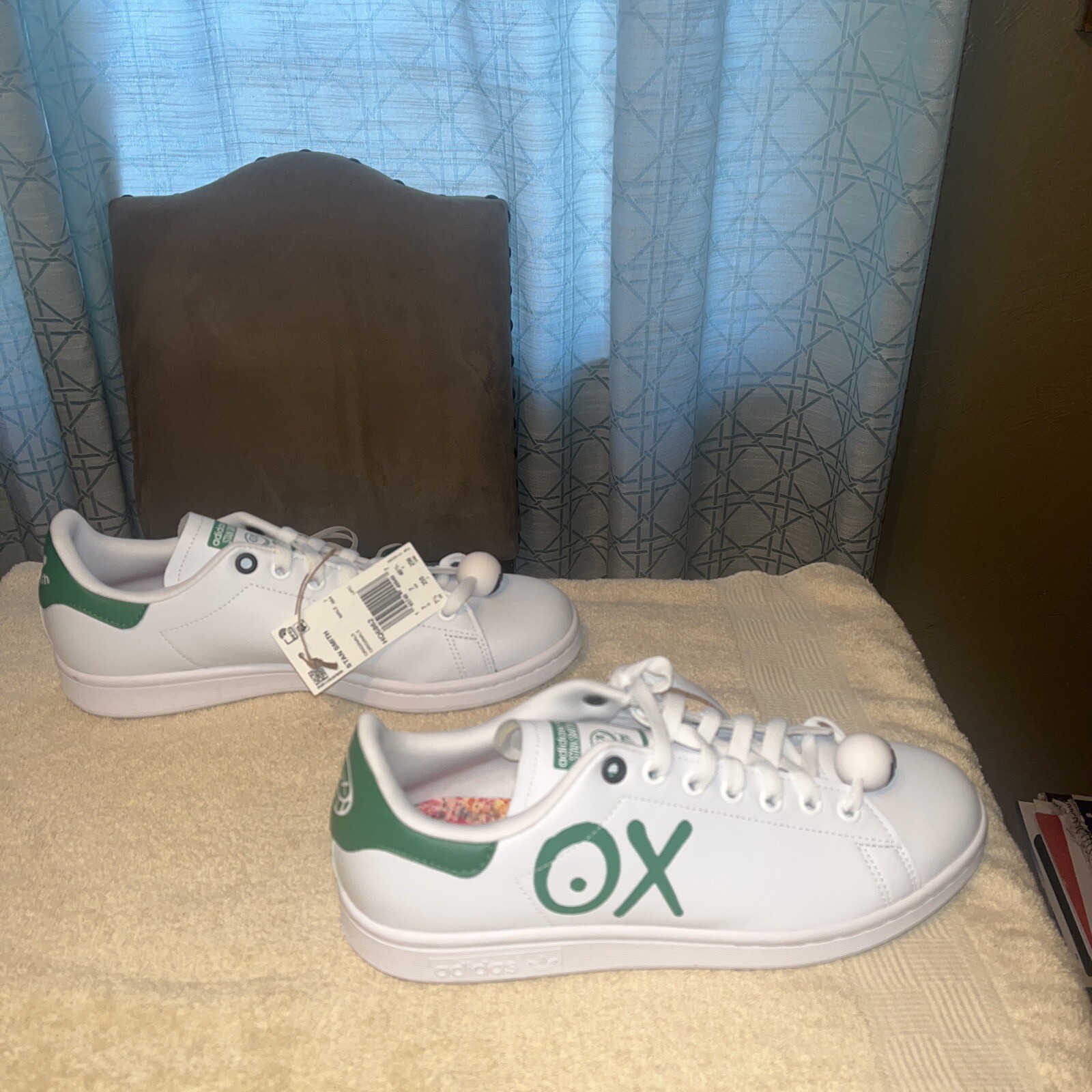 Adidas Stan Smith X André Saraiva Love Union Shoes HQ6862 Size 7.5 Men’s "NEW"