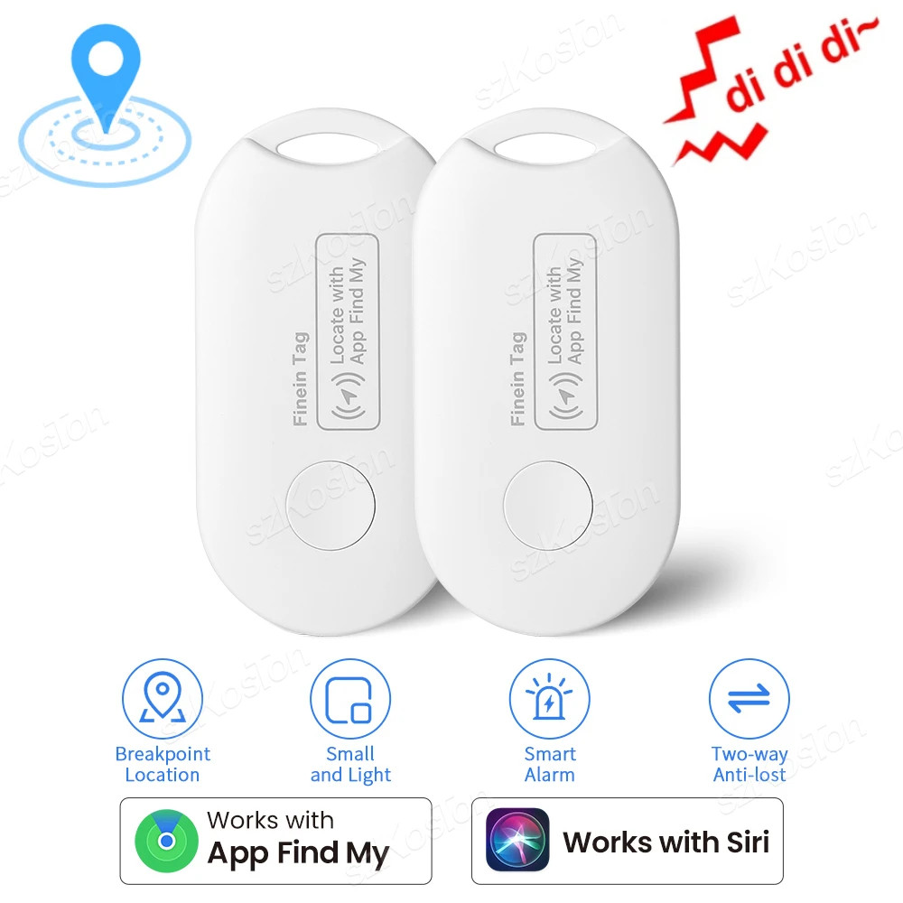 Smart Tag Global Locator Mini GPS Tracker Works with iOS Find My APP Anti-lost F