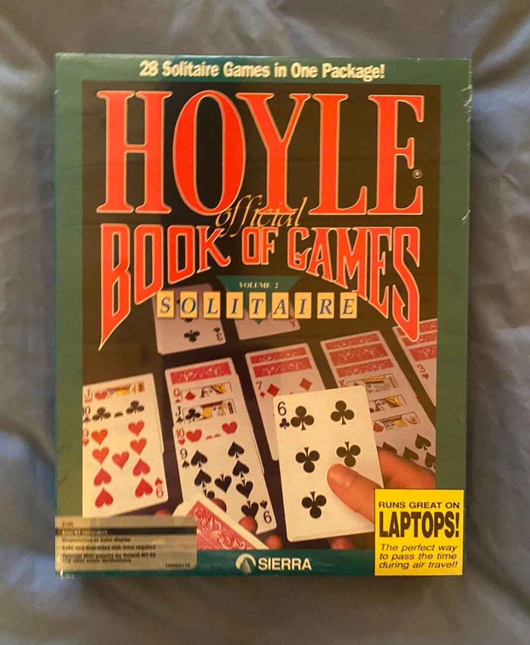Hoyle Book of Games Solitare Volume 2 Atari 1040/520 ST NEW Disk By Sierra
