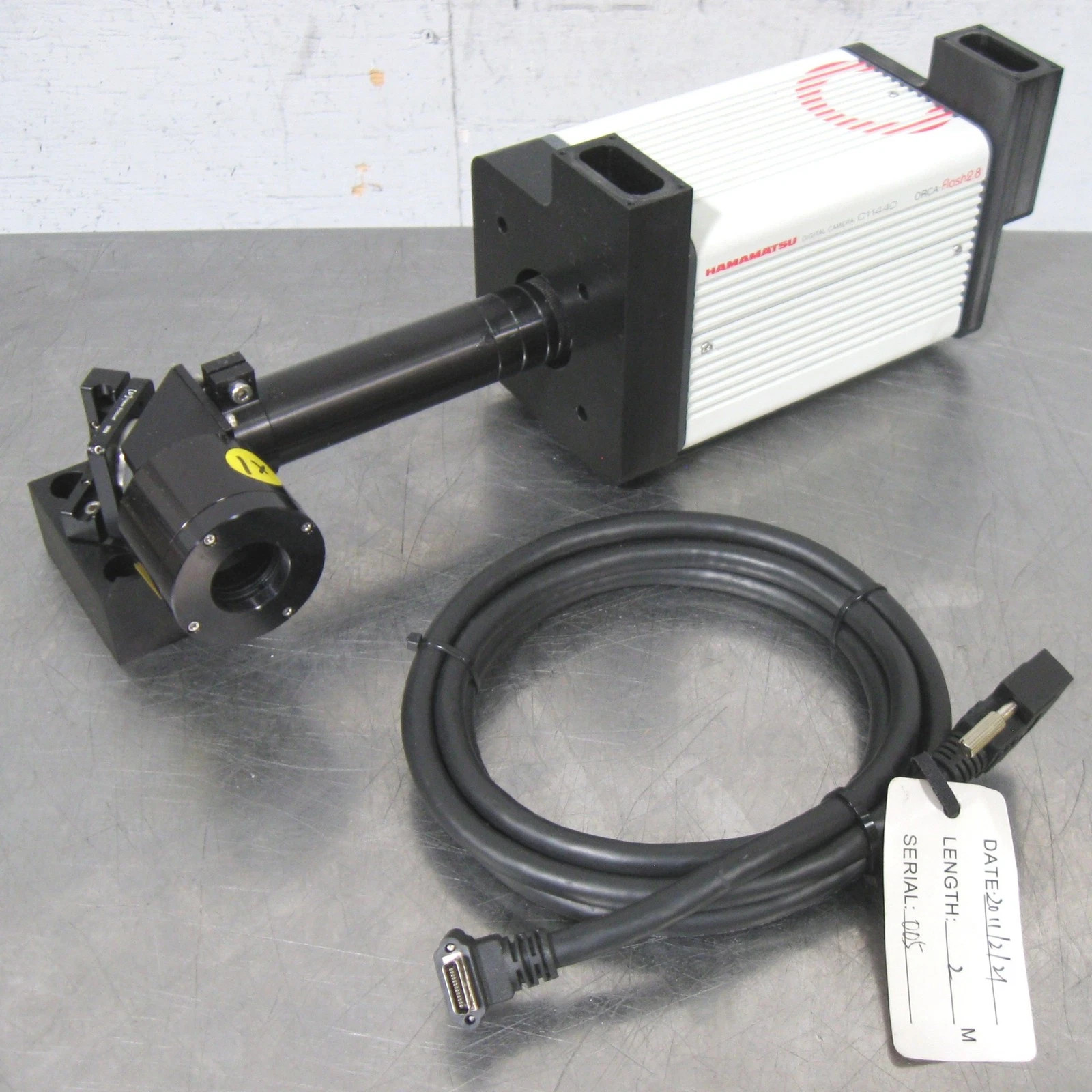 Hamamatsu Photonics ORCA-Flash 2.8 Digital Camera C11440-10C w/ Cables