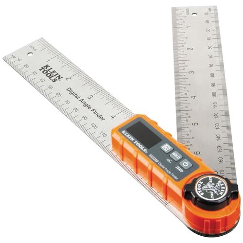 Klein Tools 3 in 1 Digital Angle Finder Precision Miter Saw Protractor LED Di...