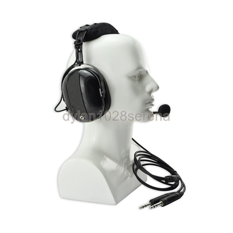 Aviation Headset for Pilots with Headset Bag, Noise Cancelling Mic, GA Dual Plug