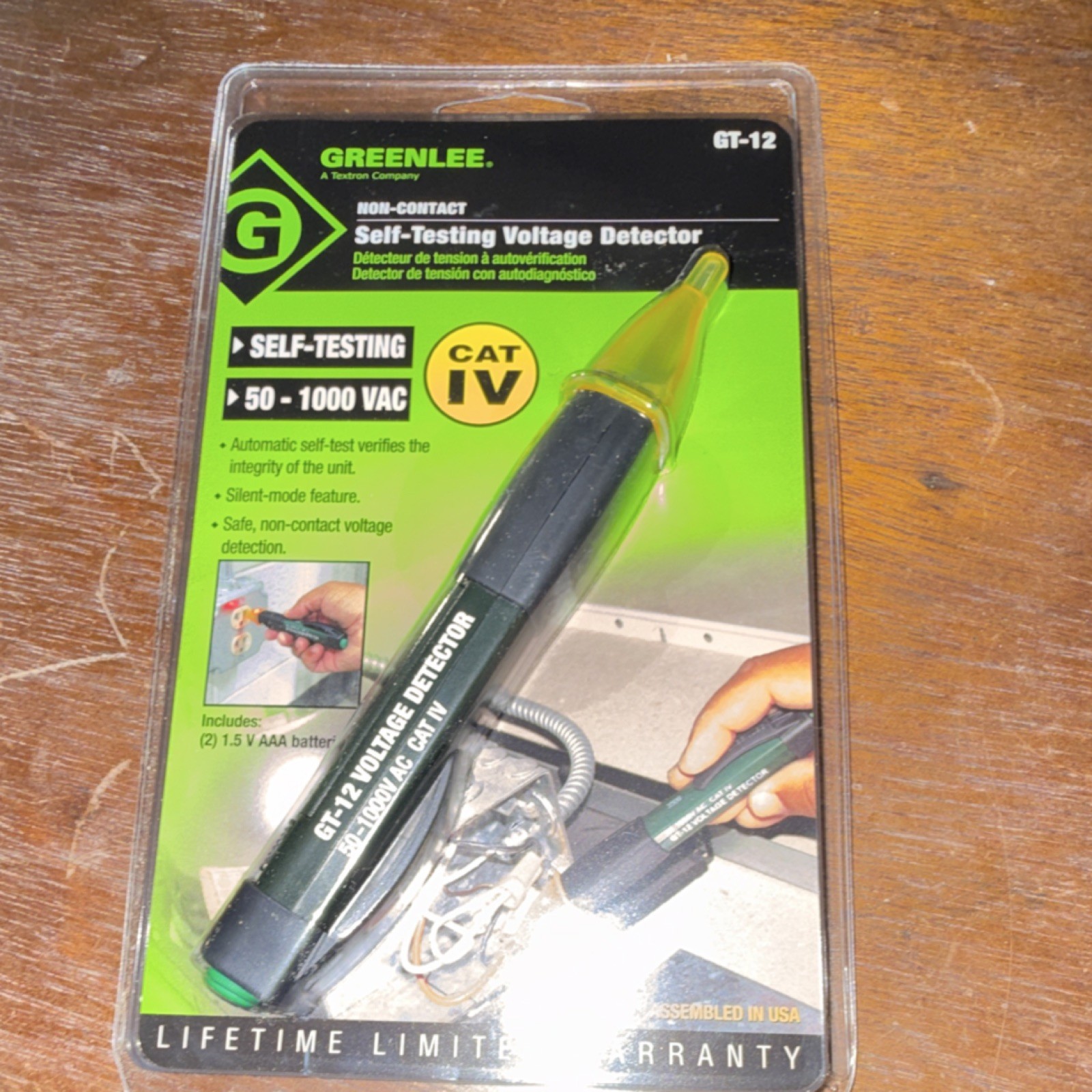 Green Lee Sel Testing Voltage  Detrctor 50-1000 VAC