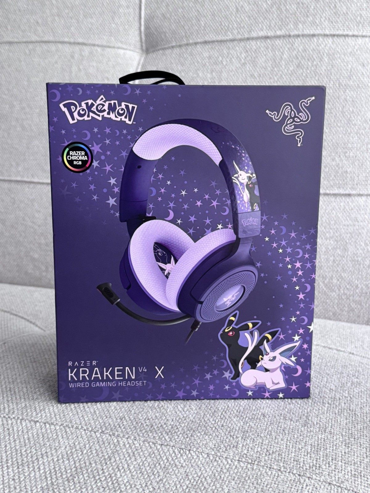 Razer Kraken X V4 Pokemon Espeon Umbreon Gaming Headset Limited Edition NEW