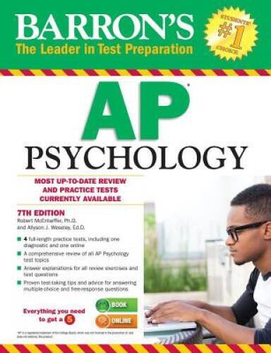 Barron's AP Psychology, 7th Edition (Barron's AP Psychology Exam) - GOOD