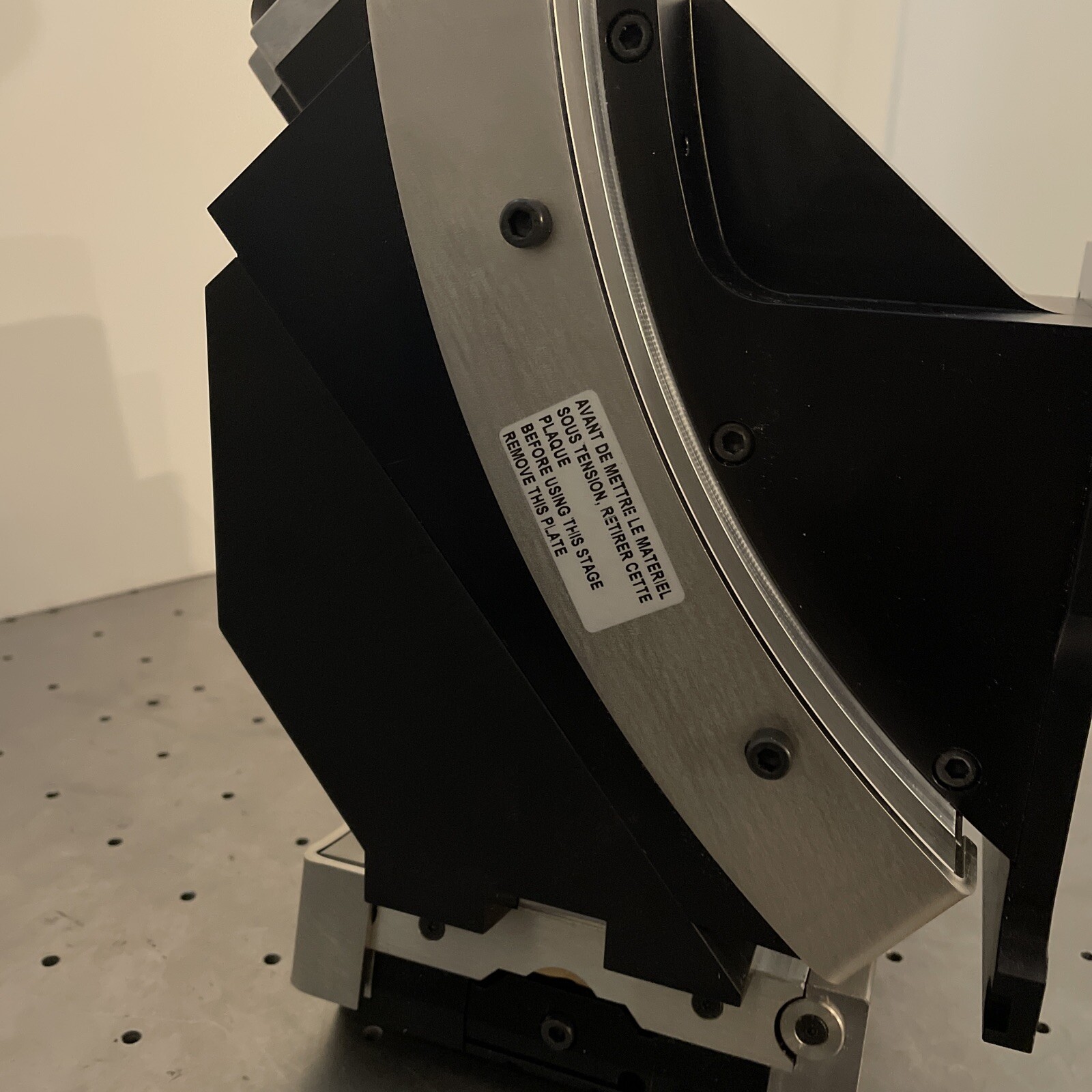 Newport Z1943A 2 Axis Goiniometric Pitch Roll Stage Cradle Rotation HUGE