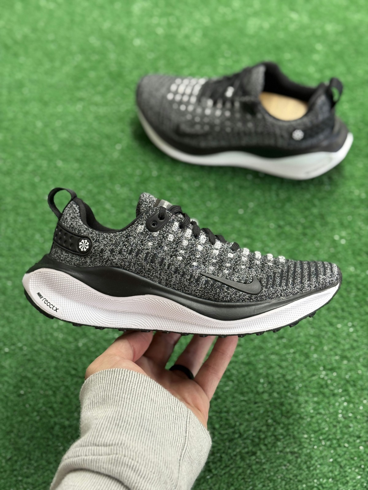 Nike ReactX Infinity Run 4 Oreo Womens Running DR2670-003 NEW Multi Sz