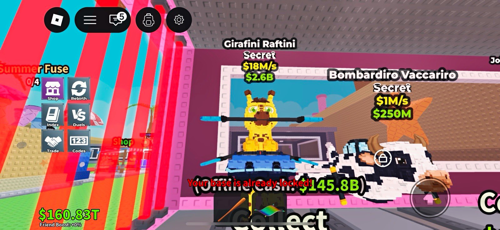 Roblox Secret Girafini Raftini $18M/s