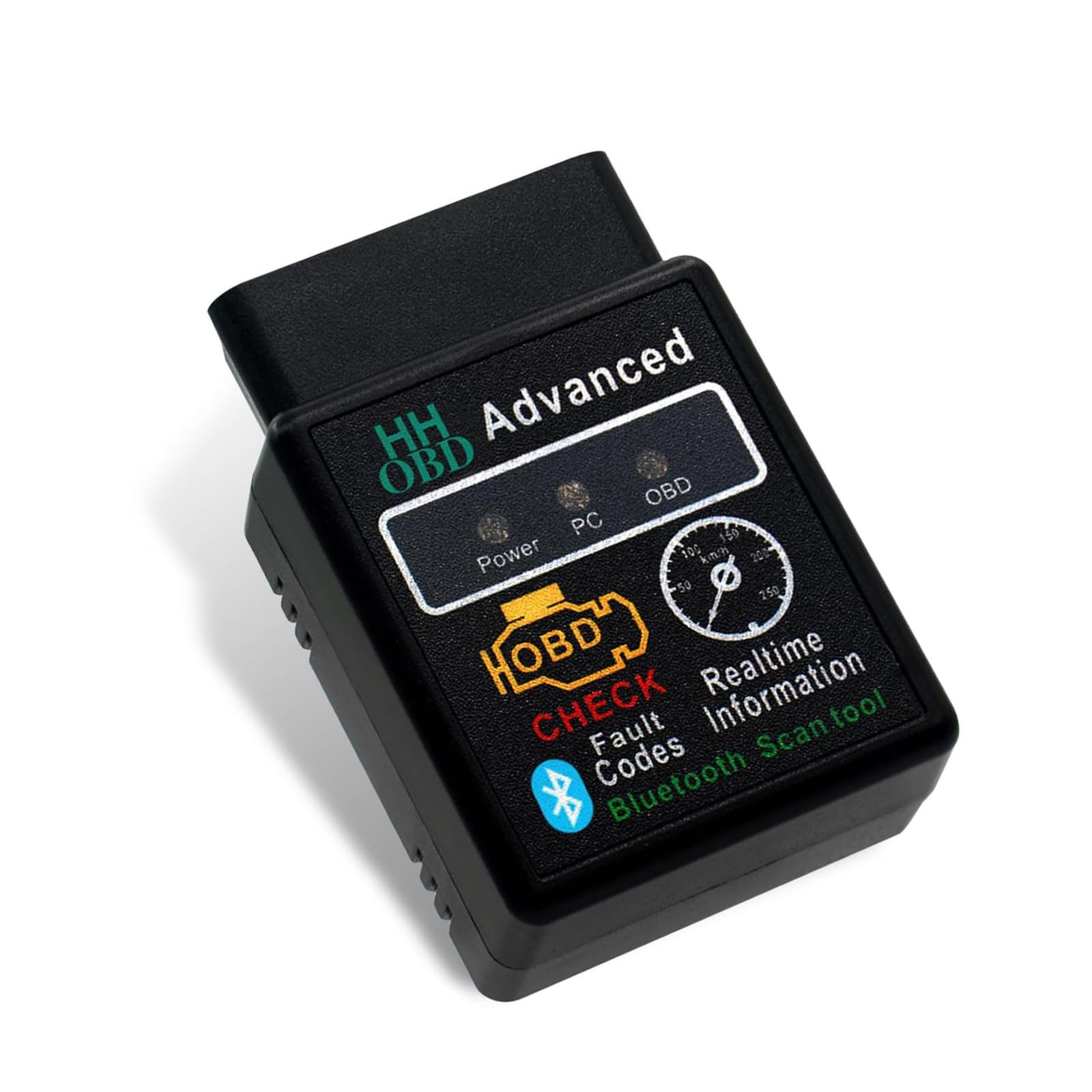 Zigeiya Car Bluetooth OBD2 Diagnostic Tool, Plug and Play Real-time Black