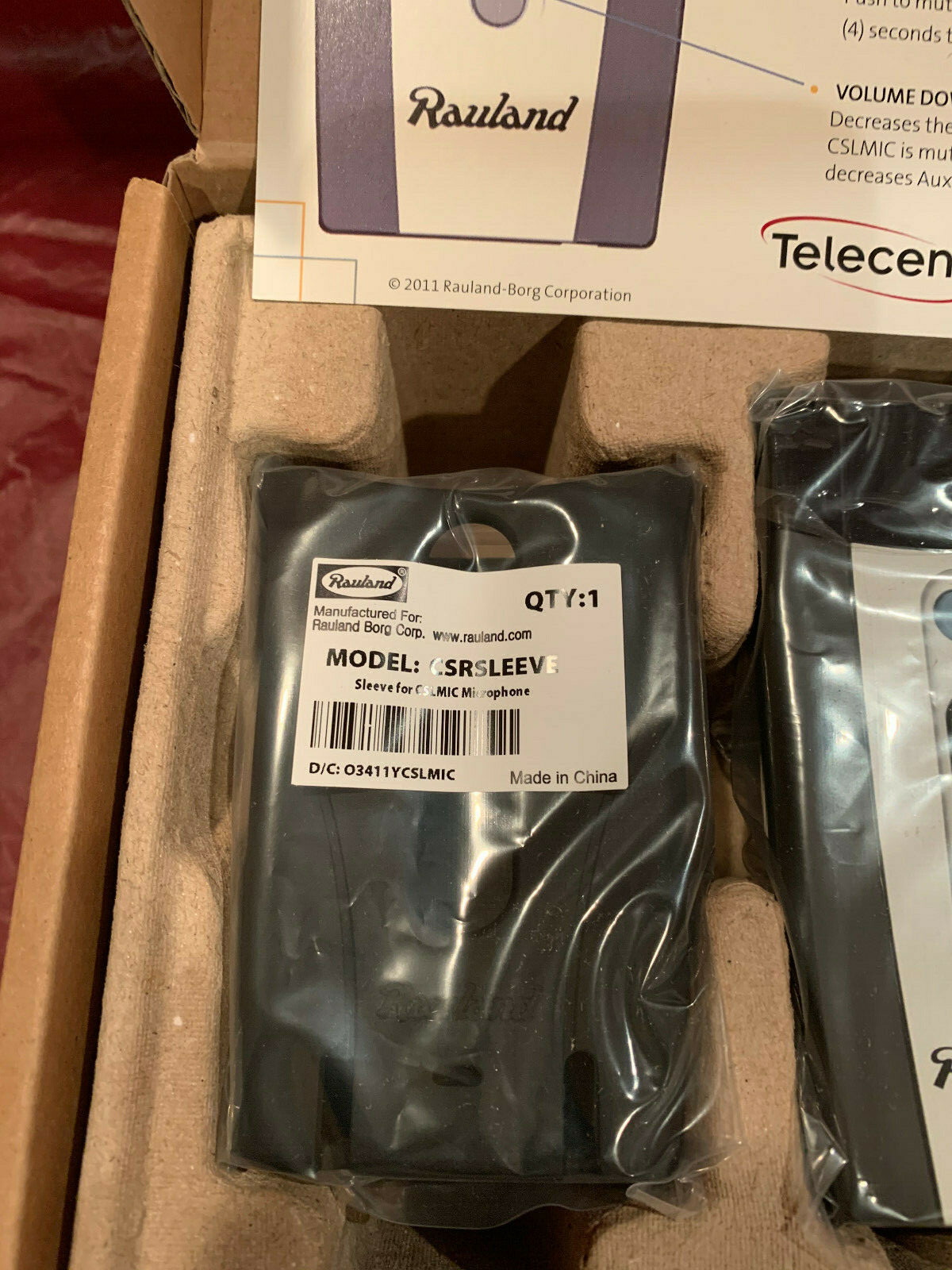 New Rauland-Borg CSLMIC Telecenter Class Lanyard IR Microphone Kit