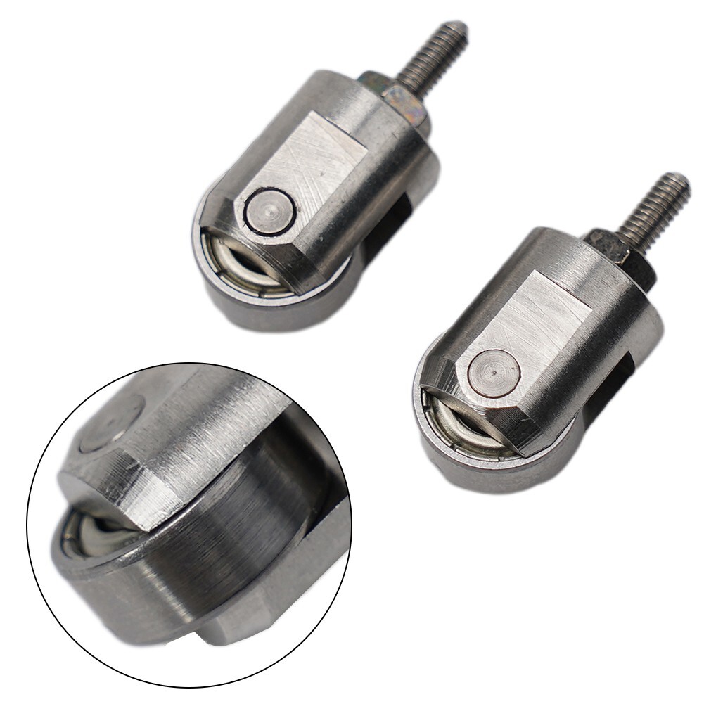 2pcs M2.5 Dial Indicator Contact Point Depth Gauge Roller Measuring Tip Parts