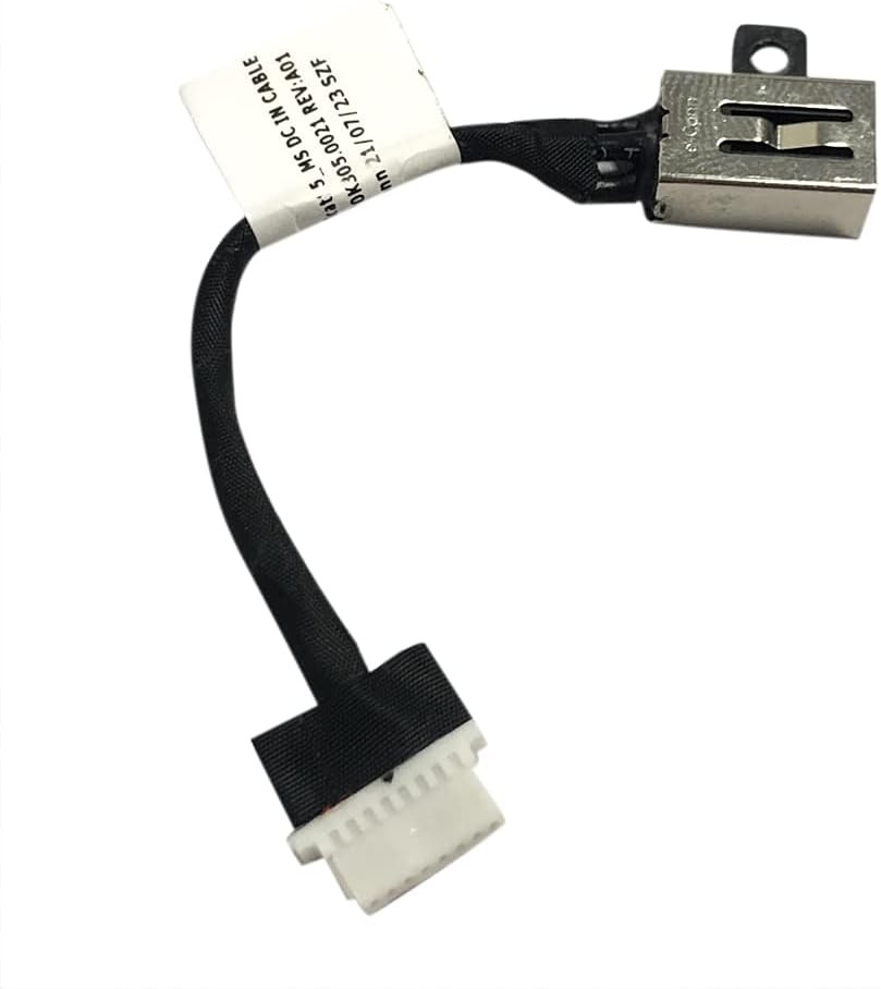 DC Power Jack Cable for Inspiron 7506 2-in-1 P97F 450.0K305.0021 Black