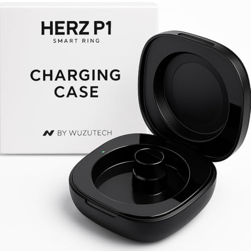 Herz P1 Rapid Charging Case - Smart Ring Portable Charging Case with 200 mAh