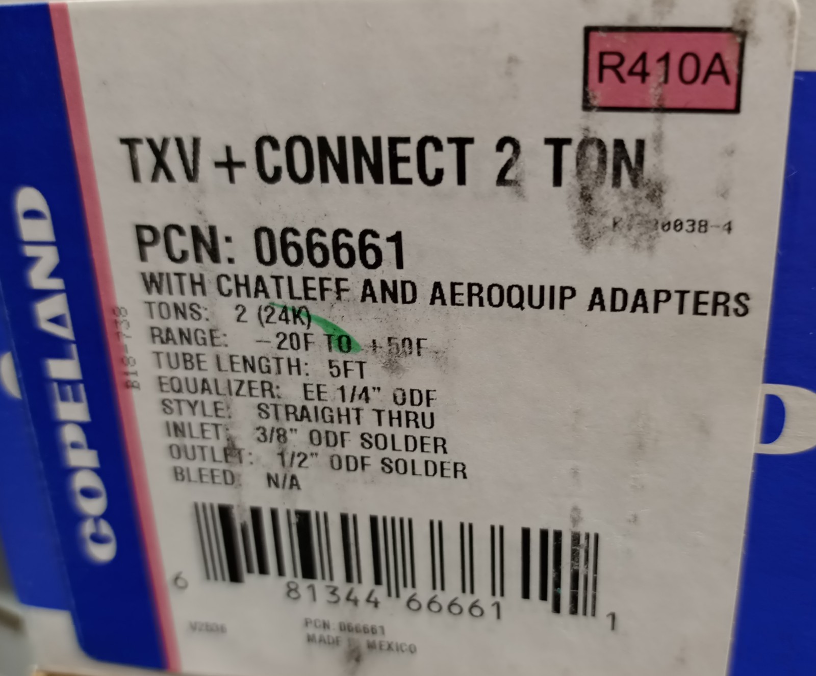 Copeland TXV+Connect 2 Ton 066661