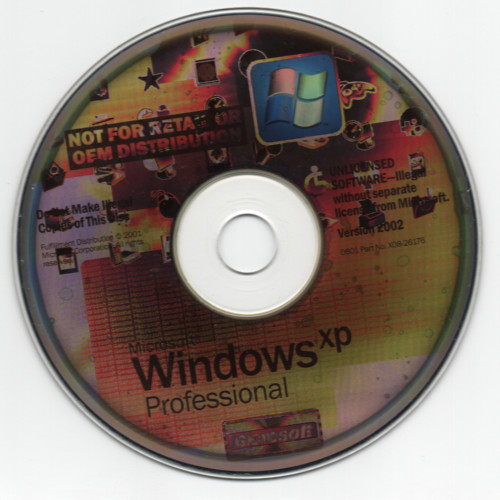 Microsoft Windows XP Professional 2002 Ed. Full Install CD-ROM with Product Key