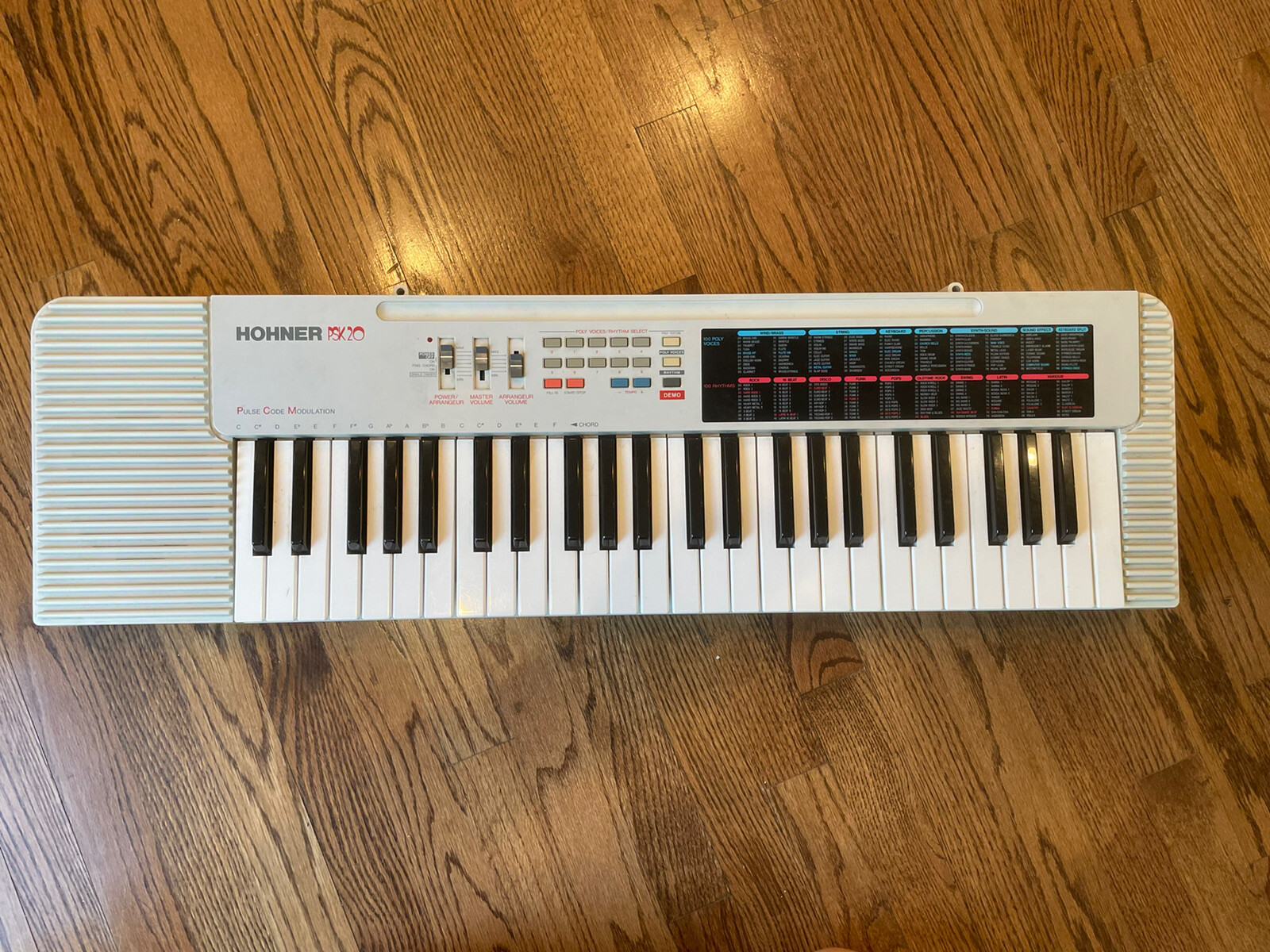 Hohner PSK 20 Vintage Retro Pulse Code Modulation Music Keyboard- RARE!