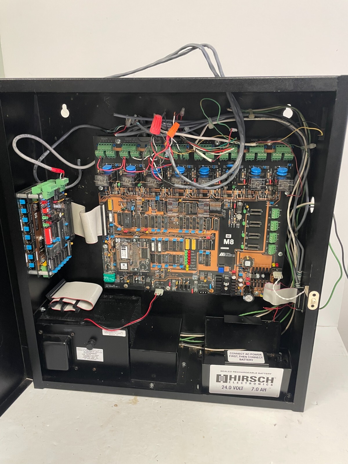 Hirsch Electronics Model 8 M8 8-Door Controller Panel Alarm System w/ Key