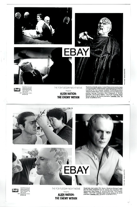 SALE: ALIEN NATION: THE ENEMY WITHIN 1996 TV SERIES ORIG SCI-FI PROMO PHOTOS (2)