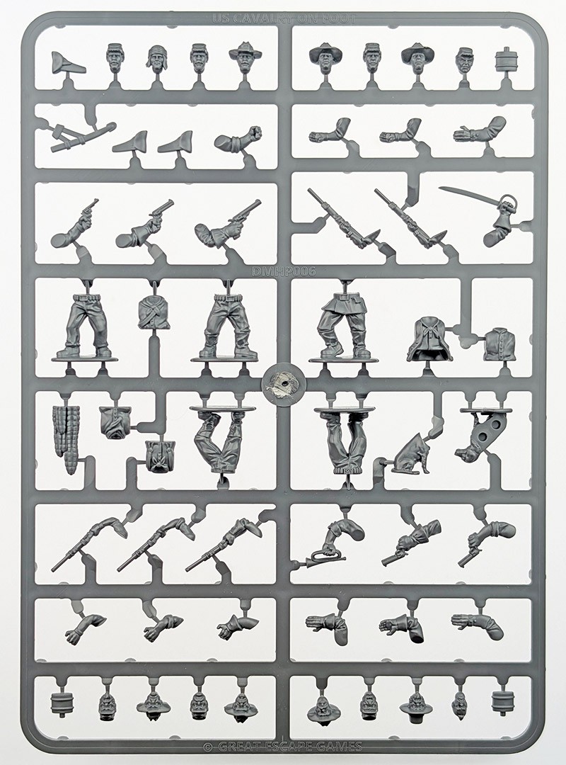 Dead Man's Hand: Plastic US Cavalry