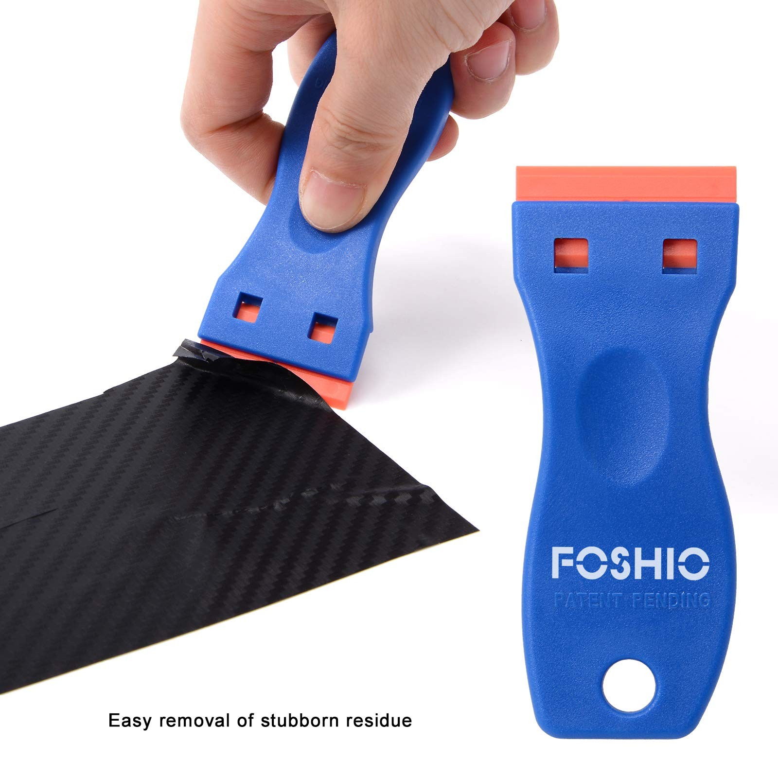 Plastic Razor Blade Scraper Include 2PCS Scraper Tool and 100PCS Blades for G...