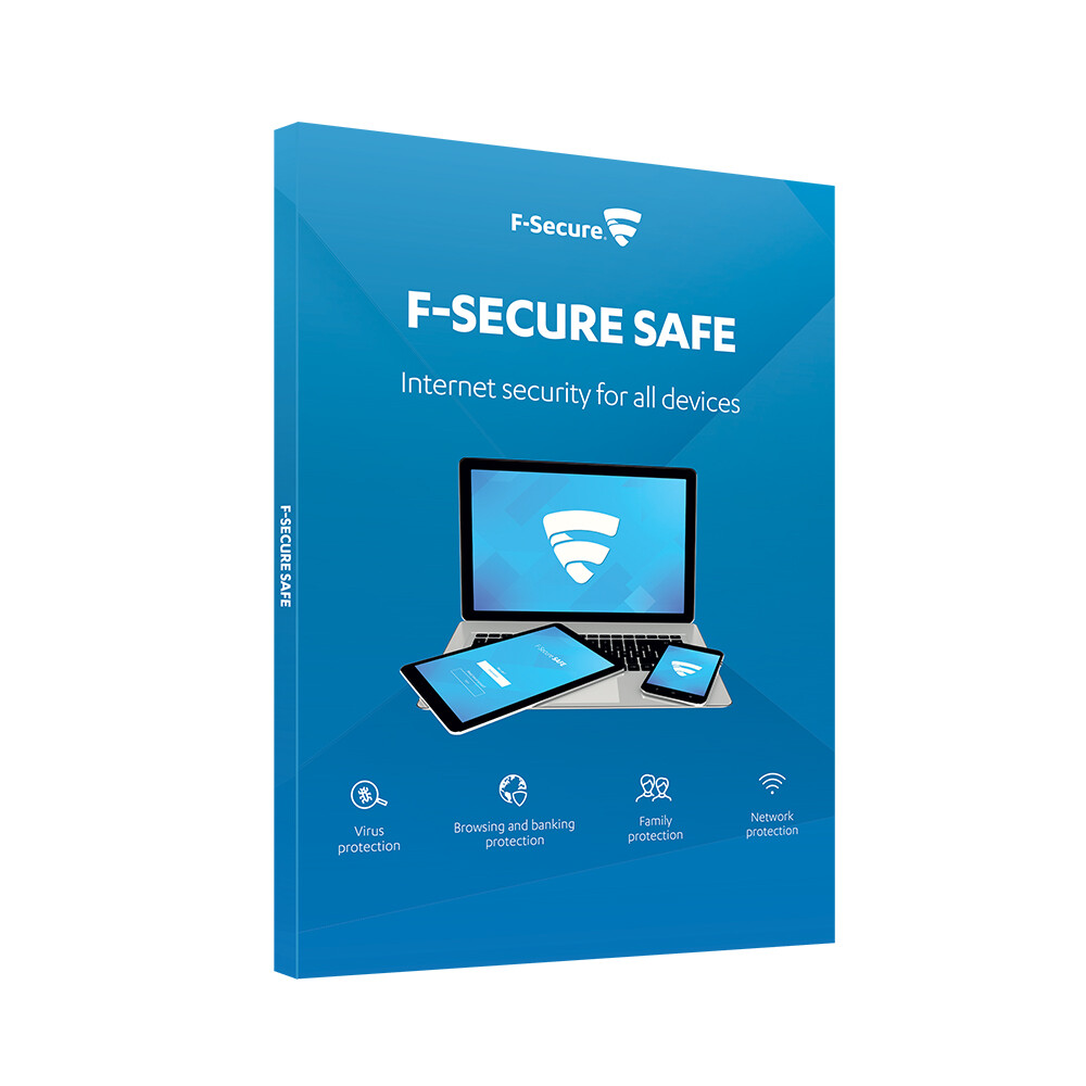 F-Secure SAFE 2024 1 Gerät 1Jahr | Internet Security für alle Geräte | DE-Lizenz