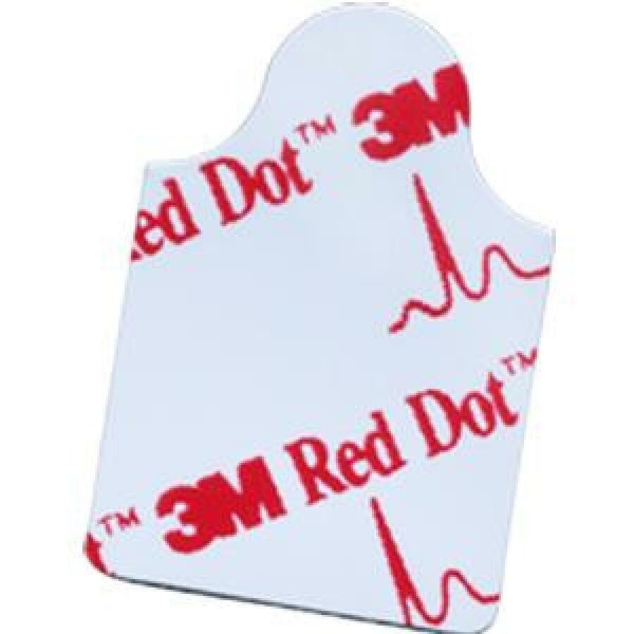 500 3M Red Dot ECG EKG Resting Tab Electrode Monitoring Tab Clip Connector #2330