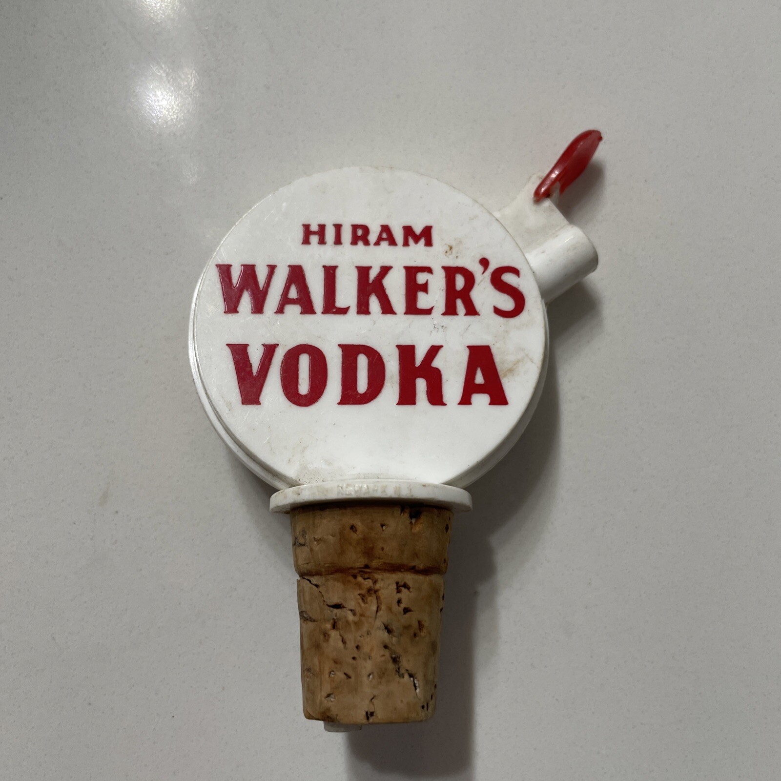 Vintage Hiram Walker's Vodka Bottle Pourer Pour Spout
