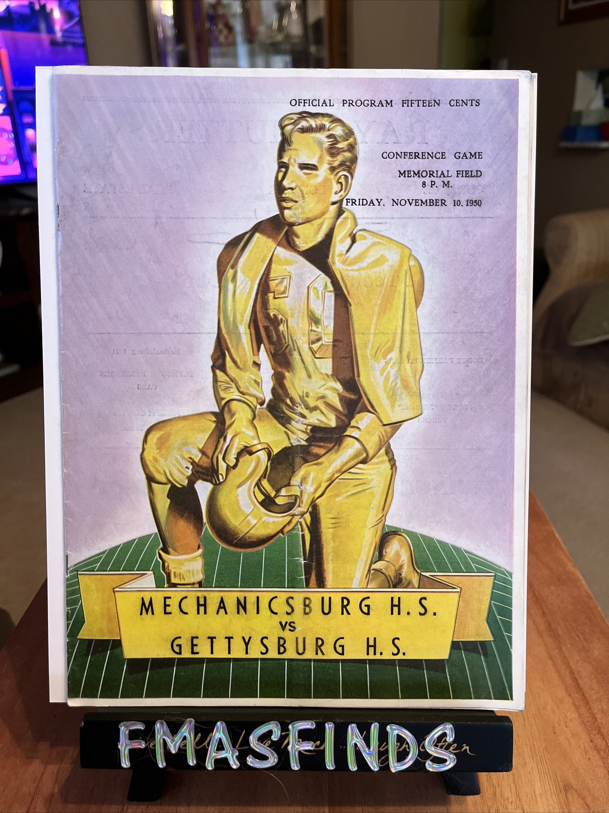 F2 1950 GETTYSBURG PA vs MECHANICSBURG High School Football Program