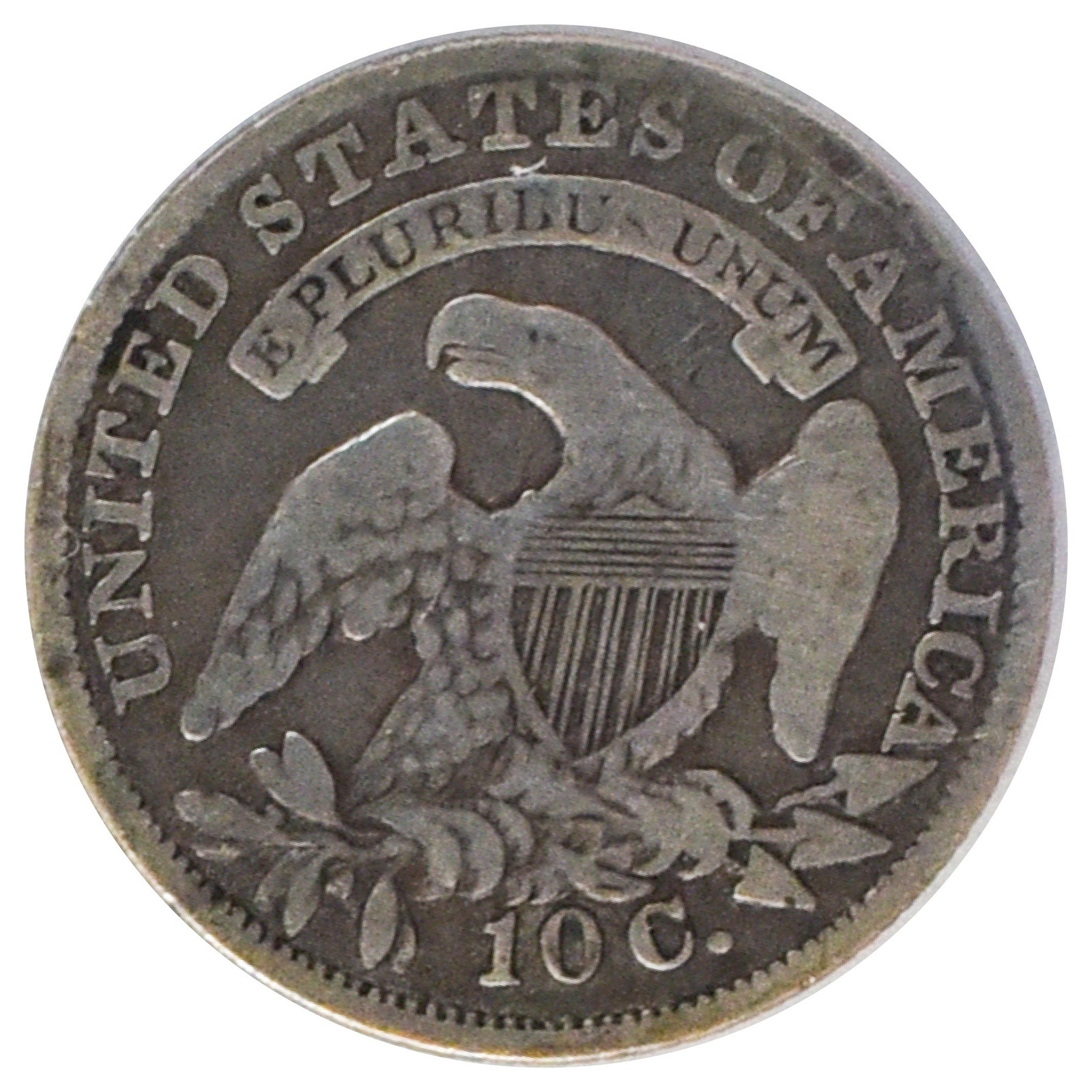 1835 Capped Bust Dime Details (Fine)