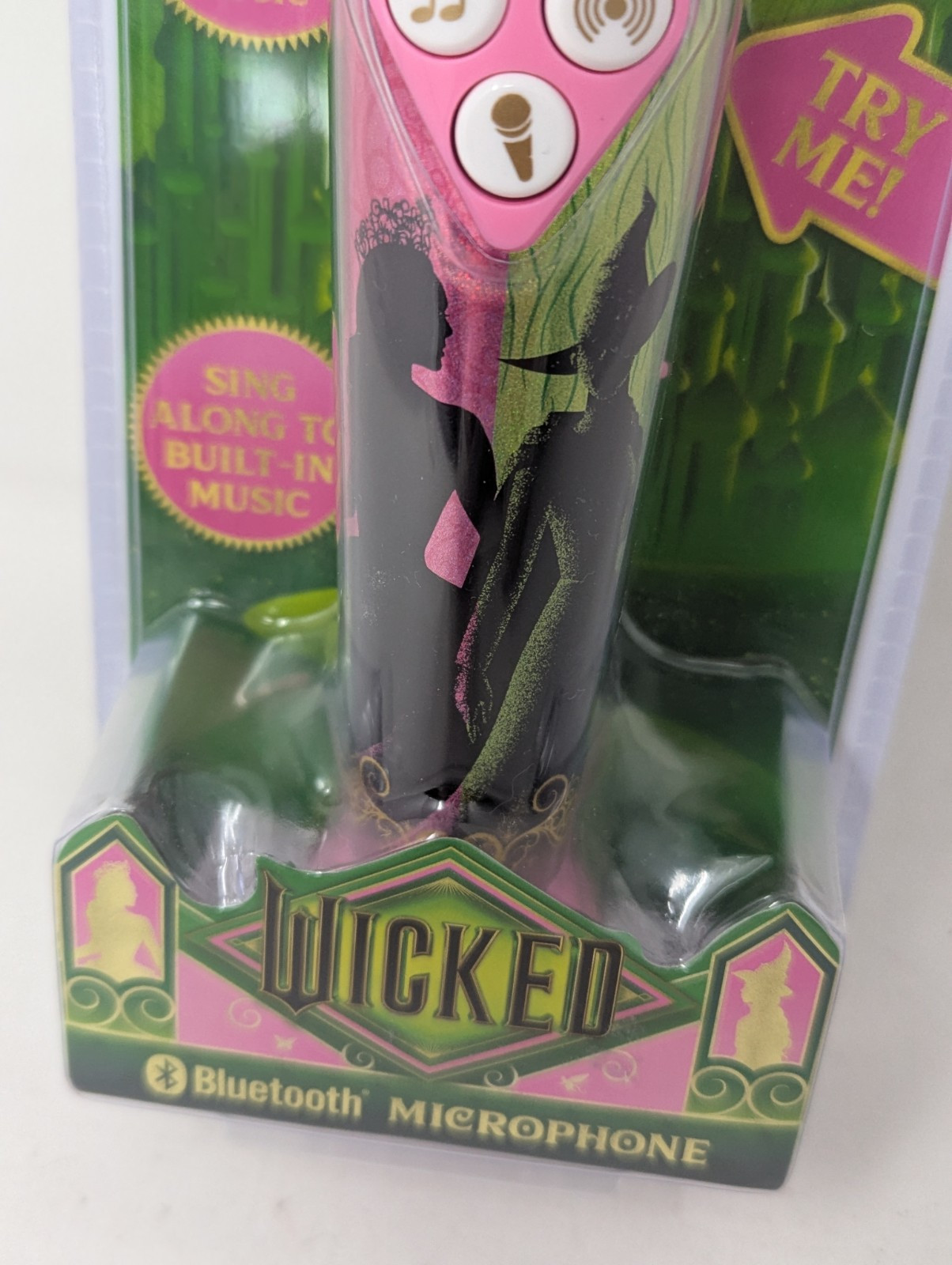 Brand New Wicked Bluetooth Karaoke Microphone Sing Along w/Lights - Stream Audio
