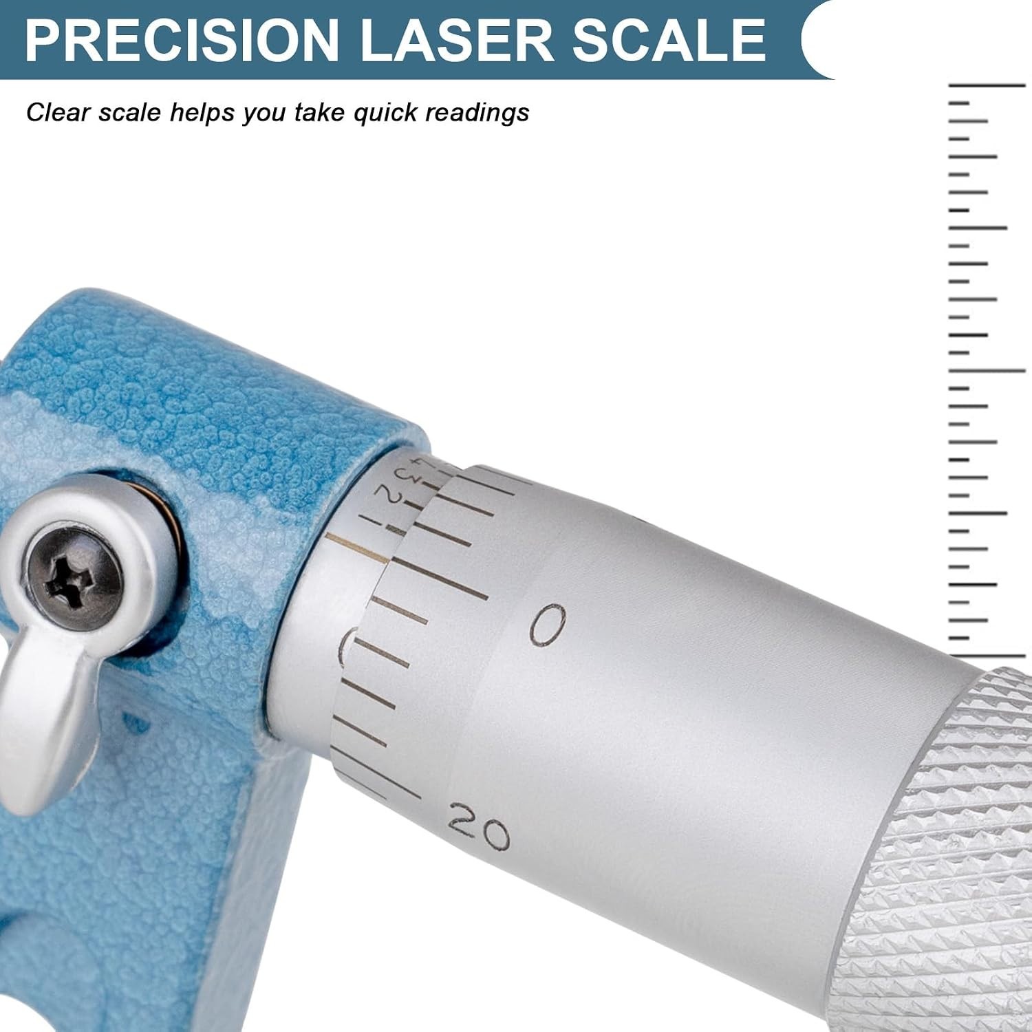 Durable 4-Piece Micrometer Set for Accurate Measurements in Various Applications