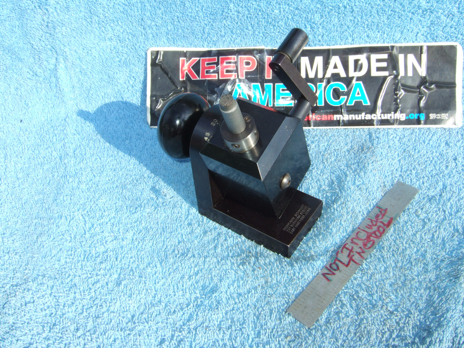 HERMANN SCHMIDT NARROW WHEEL DRESSER NWD TOOLMAKER MACHINIST XLNT W/NEW DIAMOND