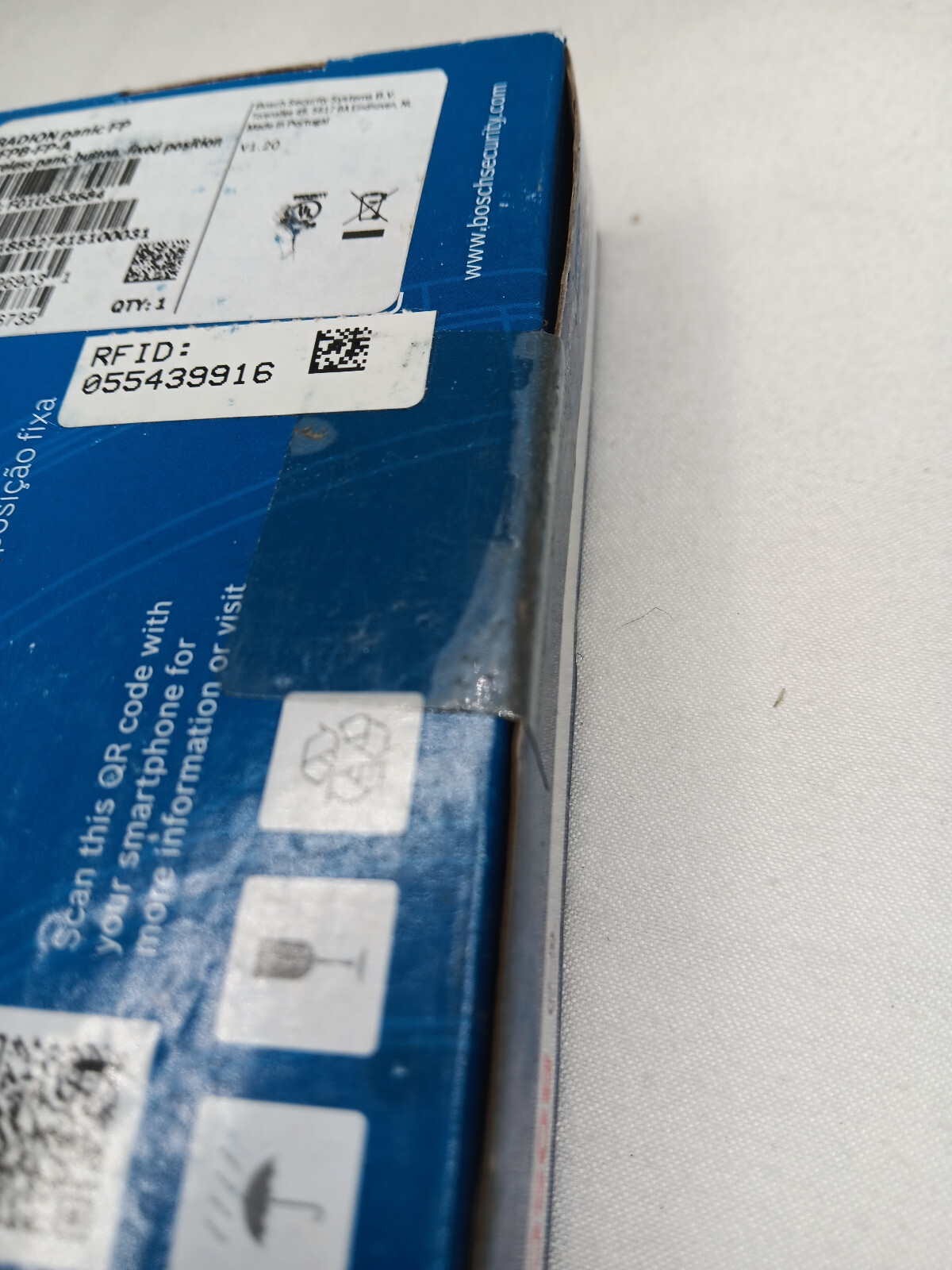 Bosch RFPB-FP-A Wireless Panic Button, Fixed Position
