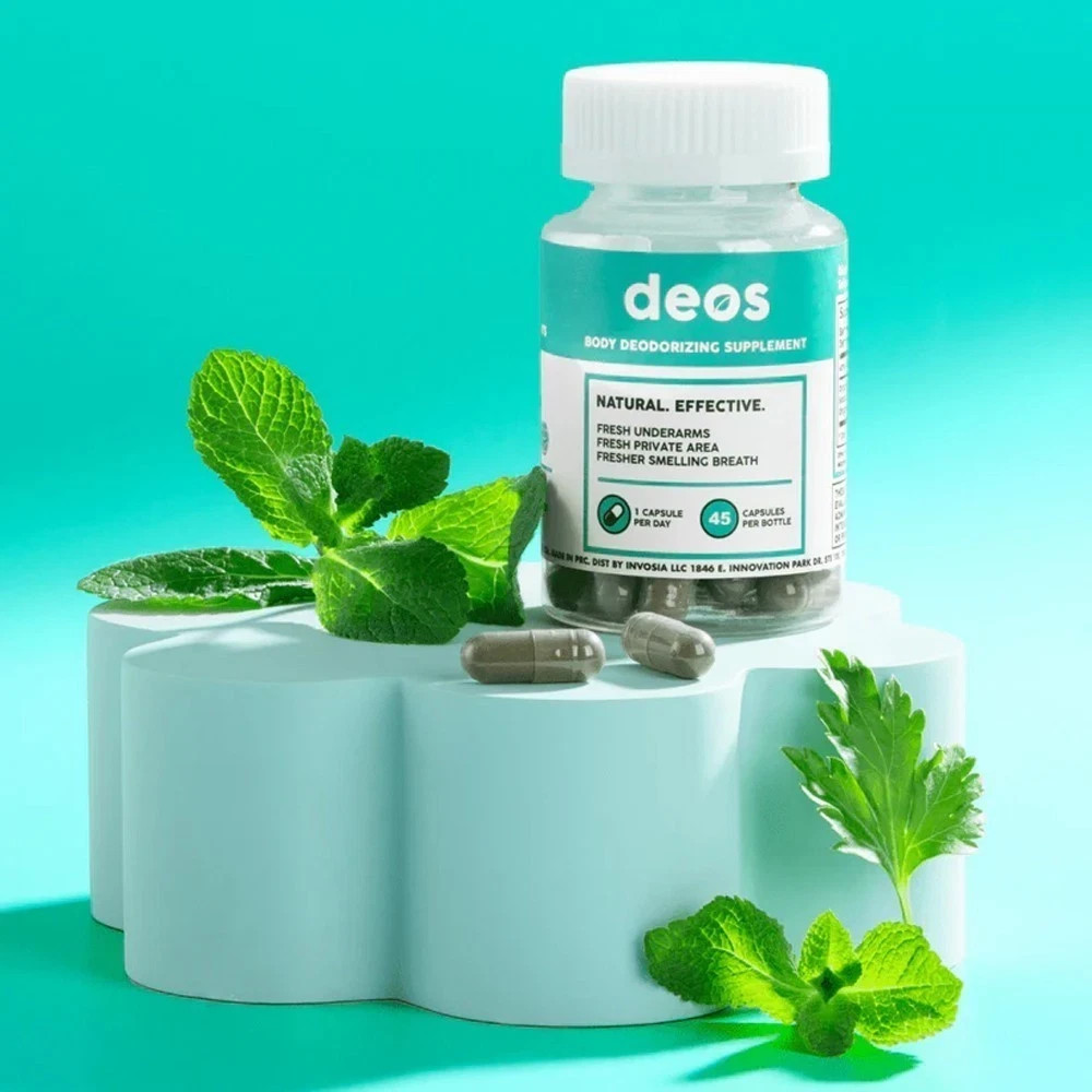 3PACK DEOS Internal Deodorant Supplement – Full Body Deodorizer - (90 Capsules)*