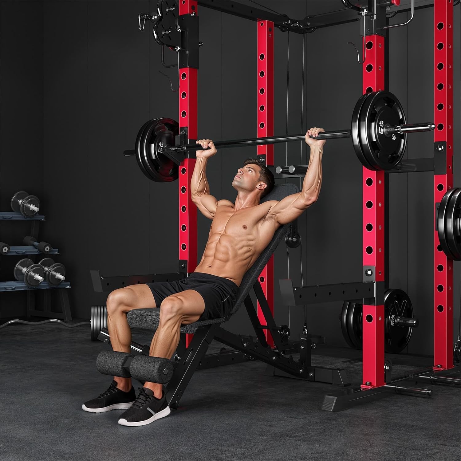 Weight Bench 1300Lbs Capacity Bench Press & Strength Training Workout Benche
