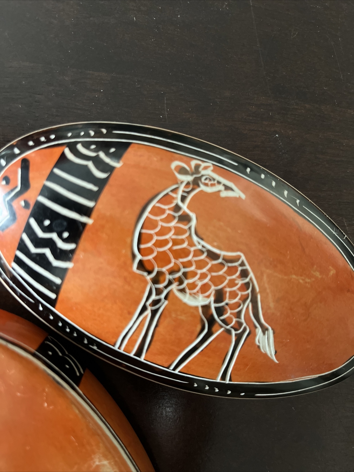 Soapstone Trinket Small Box - Giraffe