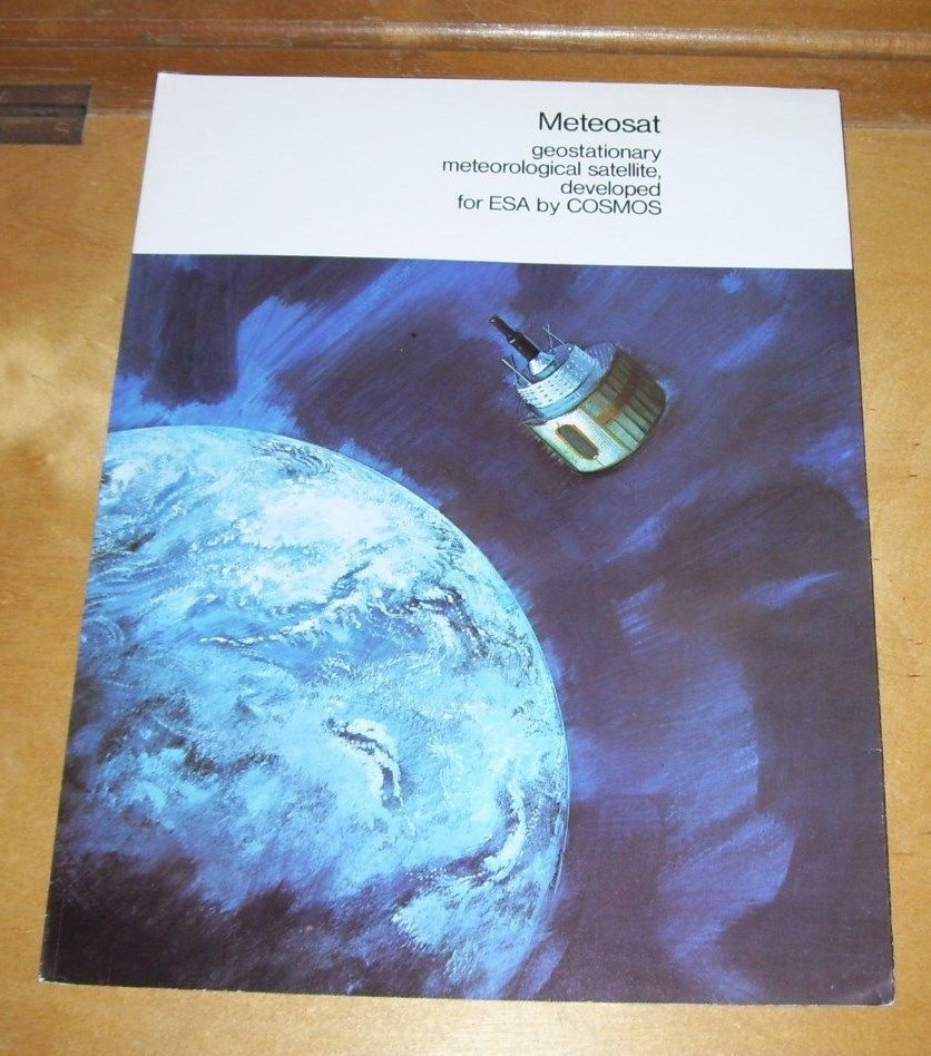 METEOSAT GEOSTATIONARY METEOROLOGICAL SATELLITE ESA by COSMOS BROCHURE