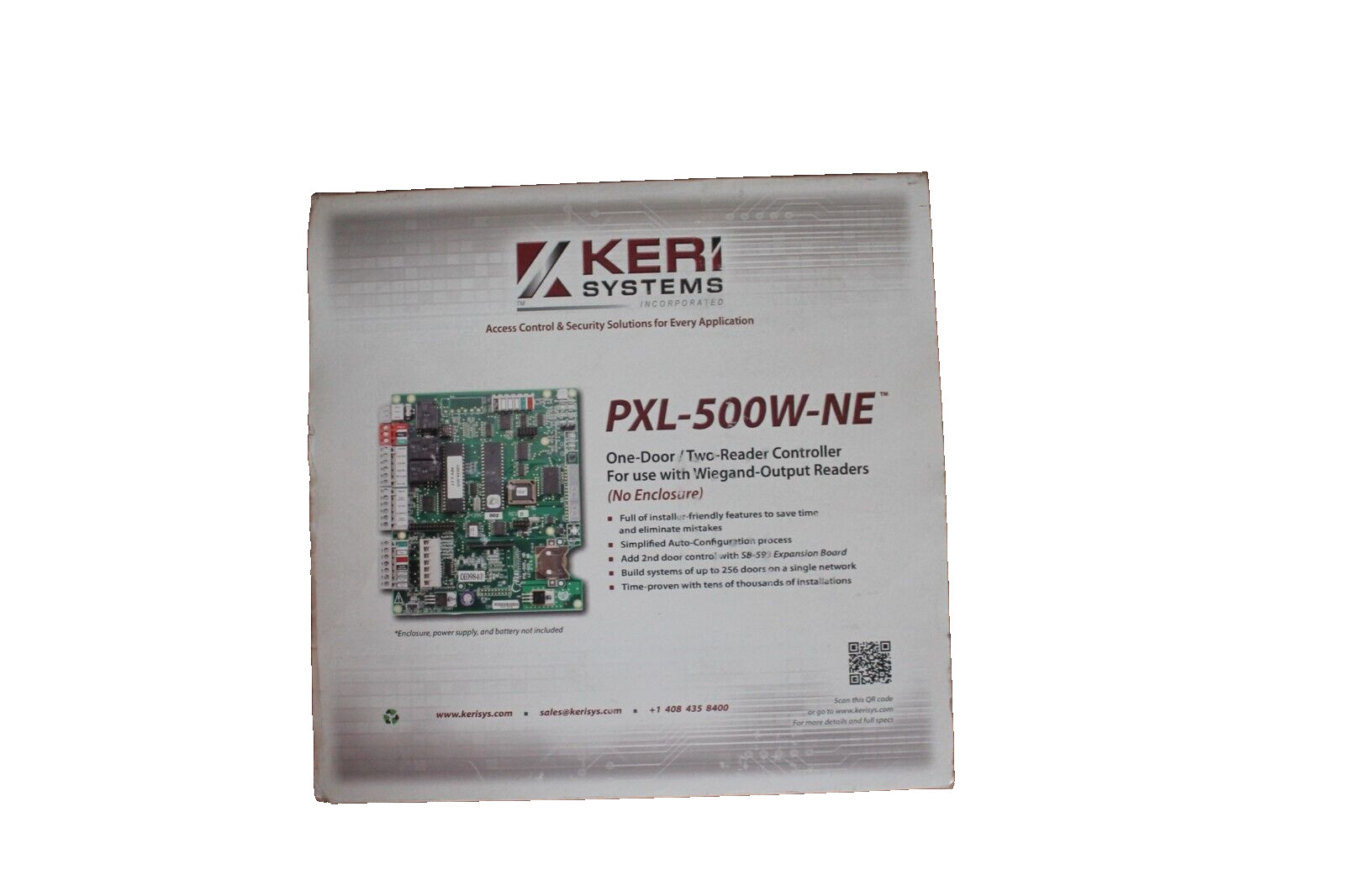 Keri Systems PXL-500W-NE Tiger II Controller For Wiegand Compatible Readers (No